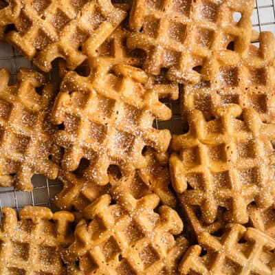 Easy Chewy Gluten-Free Mochi Waffles